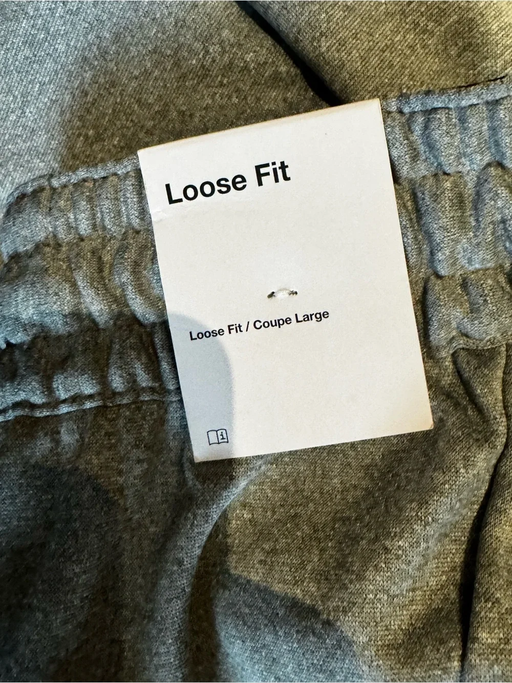 Nike Grey Jogger Sweatpants with Black Swoosh Accent